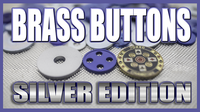 BRASS BUTTONS SILVER EDITION (Gimmicks and Online Instruction) by Matthew Wright - Trick
