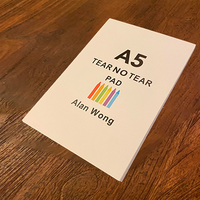No Tear Pad (Medium, 6"x8", Tear/No Tear Alternating) by Alan Wong - Trick