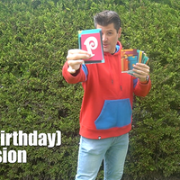 FLASHY BANNER (HAPPY BIRTHDAY) by George Iglesias & Twister Magic - Trick