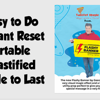 FLASHY BANNER (HAPPY BIRTHDAY) by George Iglesias & Twister Magic - Trick