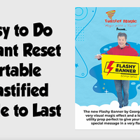 FLASHY BANNER (THE END) by George Iglesias & Twister Magic - Trick