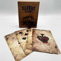 Deadwood Marked (Blue) Playing Cards by Matthew Wright and Mark Bennett