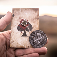 Deadwood Marked (Blue) Playing Cards by Matthew Wright and Mark Bennett