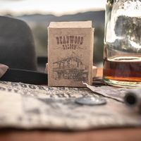 Deadwood Marked (Blue) Playing Cards by Matthew Wright and Mark Bennett