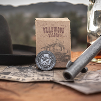 Deadwood Marked (Blue) Playing Cards by Matthew Wright and Mark Bennett