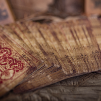 Deadwood Marked (Red) Playing Cards  by Matthew Wright and Mark Bennett