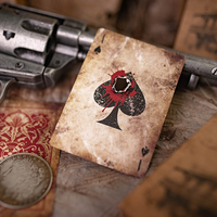 Deadwood Marked (Red) Playing Cards  by Matthew Wright and Mark Bennett