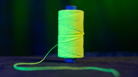 WGM UV GLOW GYPSY THREAD YELLOW REFILL SPOOL by Murphy's Magic  - Trick

