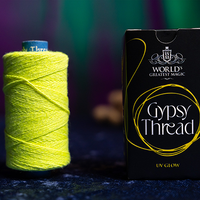 WGM UV GLOW GYPSY THREAD YELLOW REFILL SPOOL by Murphy's Magic  - Trick
