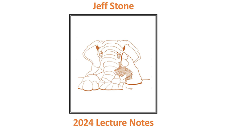 Jeff Stone's 2024 Lecture Notes by Jeff Stone - Book