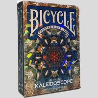Bicycle Kaleidoscope Blue Playing Cards