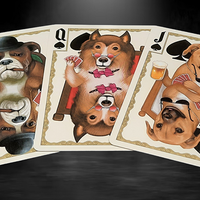 Bicycle Poker Dogs V2  Playing Cards
