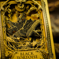 Black Tortoise Black Gold Box Set by Ark Playing Cards