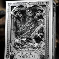 Black Tortoise Black Gold Box Set by Ark Playing Cards