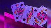 Bicycle Star-Fire Pink Neon Playing Cards
