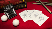 Artist Hand Playing Cards
