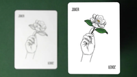 Magnolia White Playing Cards
