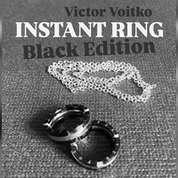 Instant Ring (silver/black, Size 10) by Viktor Voitko