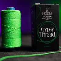 WGM UV GLOW GYPSY THREAD GREEN REFILL SPOOL by Murphy's Magic  - Trick