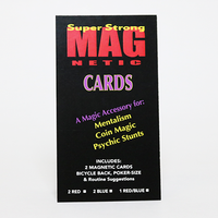 Magnetic Card - Bicycle Cards (2 Per Package) Double Face Cards by Chazpro
