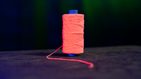 WGM UV GLOW GYPSY THREAD ORANGE REFILL SPOOL by Murphy's Magic  - Trick
