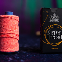 WGM UV GLOW GYPSY THREAD ORANGE REFILL SPOOL by Murphy's Magic  - Trick