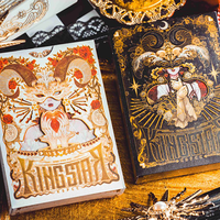 Silence V3 (Black) Playing Cards by KING STAR