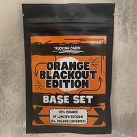 F***ing Cards (Orange Blackout Edition) by Ame Molin