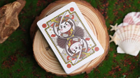 Samurai Otter Playing Cards - Hono Edition (Standard red) Playing Cards
