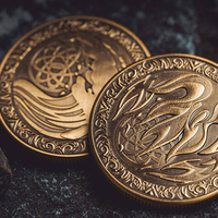 Atlantis (Water and Fire) Limited Gilded 2 Decks Set Playing Cards