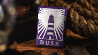 Lighthouse Dusk Playing Cards by EmilySleights
