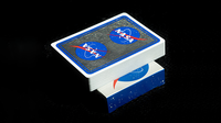 NASA Foil Meatball Logo Playing Cards
