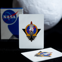 NASA Foil Meatball Logo Playing Cards