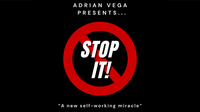Stop It! (Blue) by Adrian Vega
