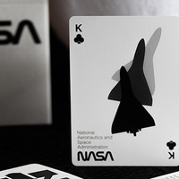 Silver Foil NASA Worm Playing Cards