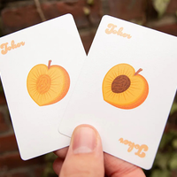 Peach Playing Cards by OPC