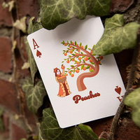 Peach Playing Cards by OPC