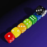 Magnetic Die (Black) by Iarvel Magic