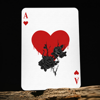 Feather & Bone: The Chrome Hearts (Foil) Playing Cards by Joel Meyers