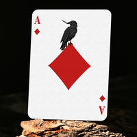 Feather & Bone: The Chrome Hearts (Foil) Playing Cards by Joel Meyers