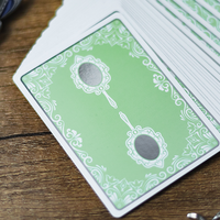 Reflections Epiphany (Green) Playing Cards by Emily Sleights