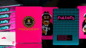 FULTONS Arcade TRON Edition Pink and Blue Foil Playing Cards