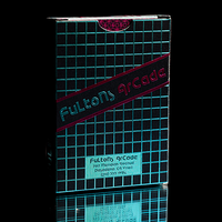 FULTONS Arcade TRON Edition Pink and Blue Foil Playing Cards