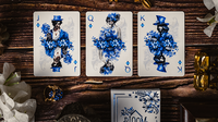 Bloom Sapphire Playing Cards by EmilySleights52
