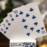 Bloom Sapphire Playing Cards by EmilySleights52