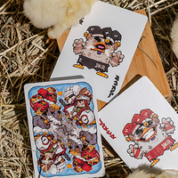 BICYCLE CHKNS & CROWNS PLAYING CARDS