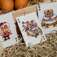 BICYCLE CHKNS & CROWNS PLAYING CARDS