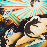 Space Cat V2 Collector's Box Set Playing Cards by King Star