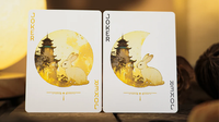 Round Moon Playing Cards by TCC Fashion
