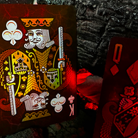Draconian Crimson Playing Cards by Midnight Cards